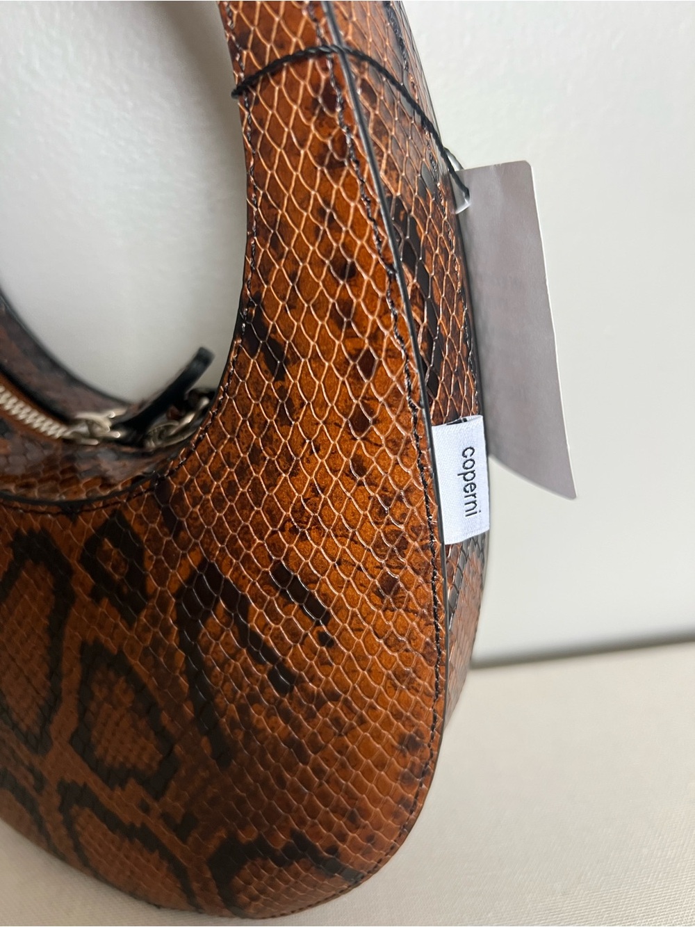 NWT Coperni Python Print Swipe Mini Bag - Picture 4 of 10